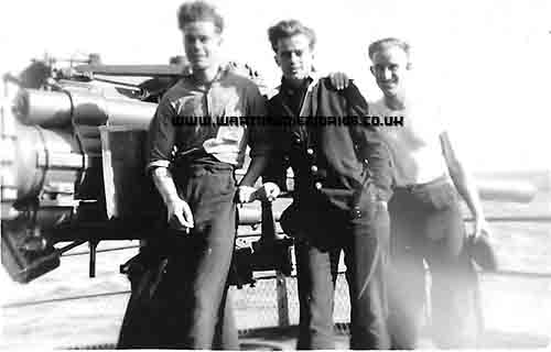 John Poe with Buster and Phil on Macrae 15th Oct 1944 